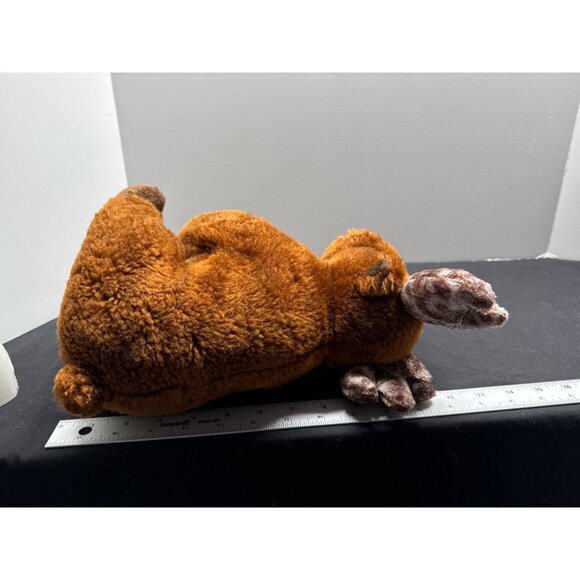 Brown TY Plush Beanie Buddy 2002 Melvin Moose Stuffed Animal Toy 12" Soft & Cudd - Picture 7 of 9